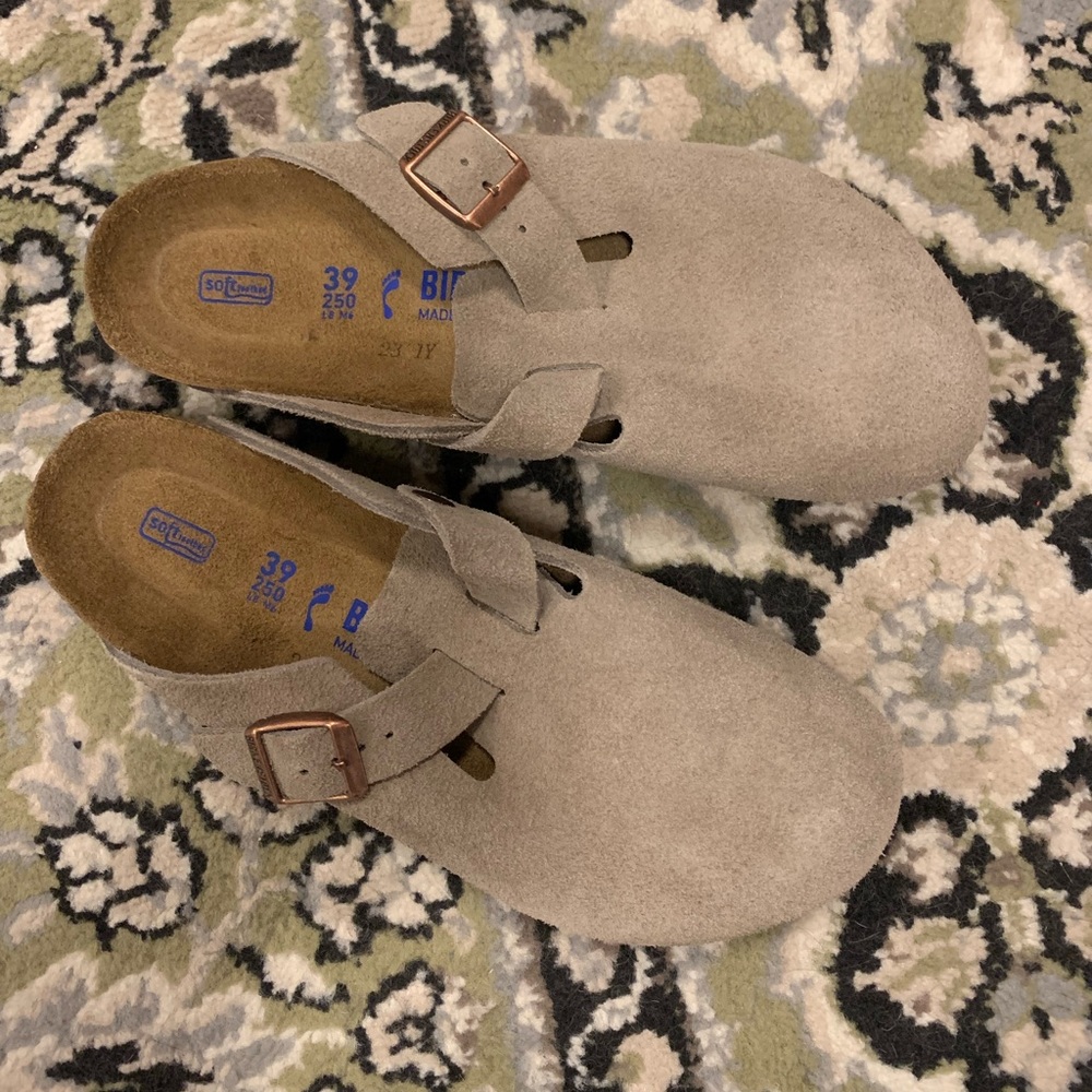 Boston Birkenstock clogs